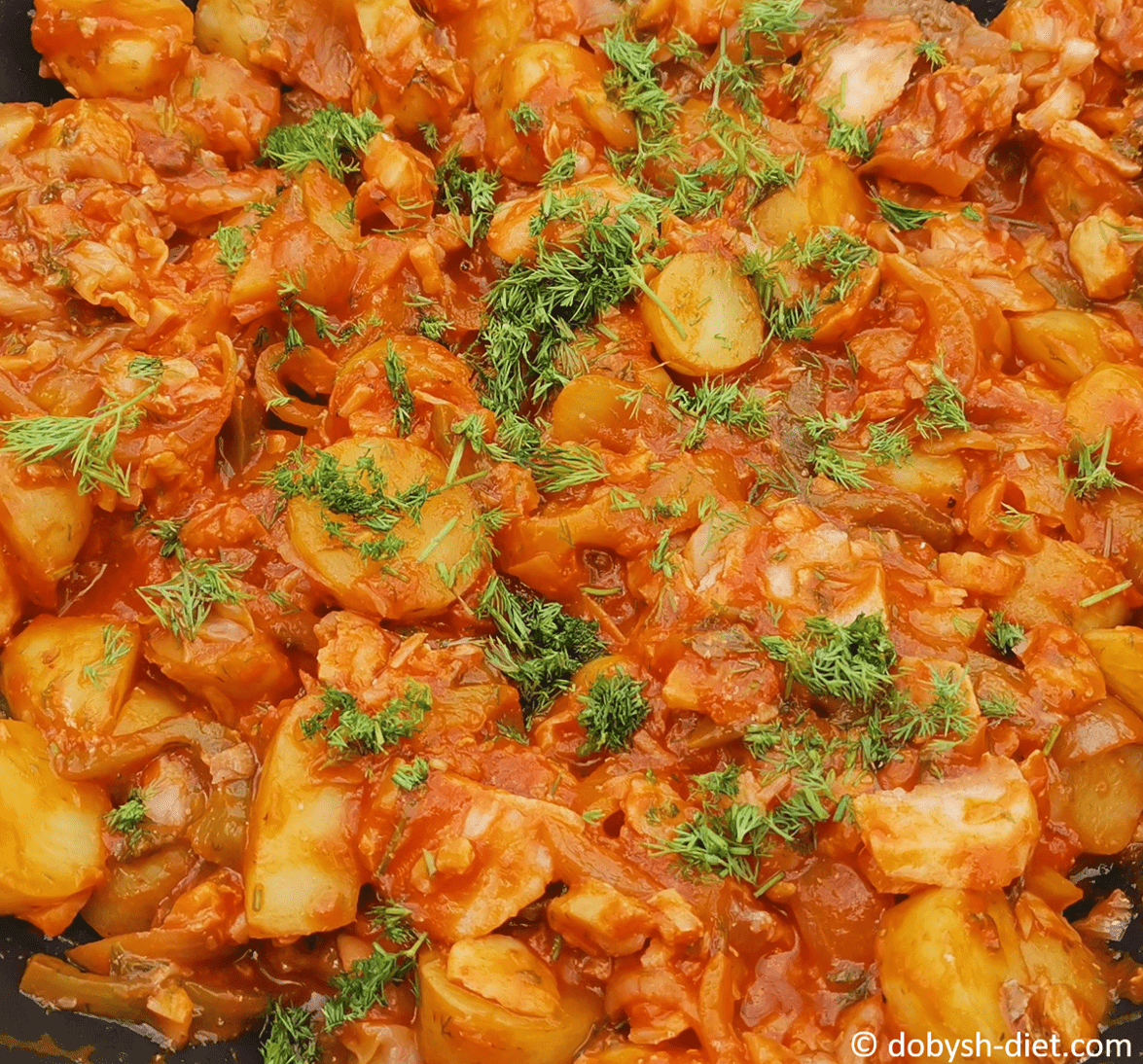 mijoté de cabillaud